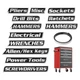 &zwnj;12 PCS Magnetic Tool Box Labels, Reusable Organizer Tags for Steel Toolboxes...