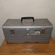 Vintage 20" Craftsman Silver Metal Mechanics Tool Box With Tray ~ Model No. 6512