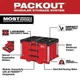 Milwaukee 48-22-8443 PACKOUT 3DR  Tool Box w/ 50lbs Cap  Authorized USA Dealer