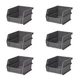 TRITON PRODUCTS 3-210GR-6 Stacking Hanging Interlocking Bins, Polypropylene,