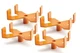 Bora Centipede X-Cups 4 Pieces  2x4 Drop-in Supports Quick Sawhorse Setup 