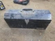 Westward Tool Box, Steel, Black, 19 In W X 7 In D X