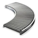 ASHLAND CONVEYOR 11F90EG15B16 Roller Conveyor,16" BF,Galvanized Steel 4W573
