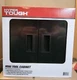 Hyper Tough Mini Tool Cabinet Black Steel 2 Door Workbench Storage NIB 