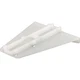 Prime-Line R 7260 Drawer Track Delta Guide, White Plastic 1 Pack, 