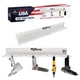 Pit Posse Aluminum Air Tool Pneumatic Rack Hanger USA Trailer Garage (Silver)