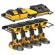 UNITEDPOWER Wall Mounted Drill Rack & Tool Shelf, Power Organizer Black 