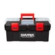 SHUTER 17-Inch Plastic Tool Box w/Tray and 2 Removable, Small Parts Trays On ...
