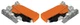 Blum BT51.1801 Locking Device KIT LH/RH Standard 563 Blum Tandem - Orange