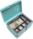Honeywell Safes & Door Locks - Standard Money Lock Box 7.4x10.1x4.1, Teal 