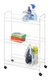 Whitmor 3 Shelf Storage Cart 30-19/32 H x 21-13/16 W White Steel