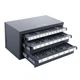 VEVOR Drill Bit Dispenser Organizer Cabinet Three-Drawer for 1/16in to 1/2in