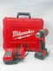 Milwaukee 2801-20 M18 1/2" Compact Drill Driver Kit Battery Charger Case