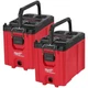 Milwaukee PACKOUT Compact Tool Box 2Pk Bundle, Model 48-22-8422 X2 NEW