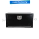 30 In. X 14 In. X 16 In. Black Underbody Truck Trailer Storage Tool Box w/Lock