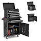 AirWire Tool Chest,5-Drawer Rolling Storage Cabinet with 5-drawer, Black