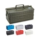 TOYO ST-350MG Steel 2-Tier Tool Box (Military Green) military-green