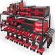 Power Tool Organizer, Garage Organization with 7 Drill Holders, Amoowis Tool... 