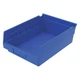 AKRO-MILS 30150BLUE Shelf Bin,Blue,Indstr Grd Poly,4 in PK 7