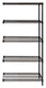Quantum Storage Systems - AD74-1824BK-5 - WIRE 5 SHELF ADD-ON KIT BLACK 74in