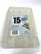 Akro-Mils 15 Compartment Medium Clear Storage Case 05805 11"W x 7"D x 2 3/8"H