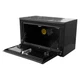 RKI H241412 Tool Box; H-Series; Underbody; Single Lid; Powder Coated; Black;