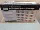 Store House 20-Bin Rail/Wall Mount Stackable Parts Storage Small Parts Organizer