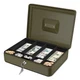 Flexzion Cash Box 29 CM (11.4 Inch) x 23 (9 x 8 (3 Inch), Green