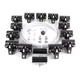 Dayton 33N206 Festoon System Kit, 1/4 In Rope, L 80 Ft