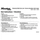 MASTER LOCK 3633LEF Instruction Magnet,PK10 31MH12