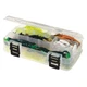 PLANO MOLDING 350022 Compartment Box,Snap Clip,Clear,2.38 in 437U03