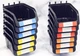 Colorstorm Pegboard Bins Kit 12 PACK Black Pegboard Parts Storage Tool Peg Bo...