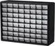 Akro-Mils Black 64 Drawer Plastic Parts Storage Hardware and Craft Cabinet NEW