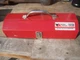 Vtg VERMONT AMERICAN 15" TOMBSTONE STEEL TOOL BOX 1500 UTILITY GADGET BOX