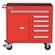 PROTO  Rolling Tool Cabinet, Red,Ind Prem Duty 53GM82
