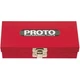 Stanley Proto J5299R 10-3/8" Easy-to-Transport Socket Set Utility Tool Box