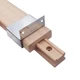 Btibpse Wooden Drawer Slides 16 Inches Classic Wood Center 1 Piece, wood 