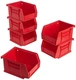 Akro-Mils 30210 AkroBins Plastic Storage Bins Space-Saving Stackable Red