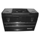 Westward 44Zj87 Westward Tool Box, Steel, Black, 20 In W X 8 In D X 14 In H