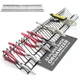 Plyworx Pliers Rack for Tool Drawer Storage, Holds 32 Tools, One Size, Black 