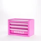 Kobalt Mini 3 Drawer Hot Pink Toolbox Base /Jewelry Box - Viral Hard To Find