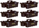 Stanley STST41001 19.3" x  13" x 7.6" Portable Tool Parts Storage Tote Tray -6pk