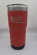 Milwaukee PACKOUT Insulated Tumbler 20oz Red Stainless Steel Lid Cup Travel