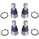 4 OE Style Front Upper Lower Ball Joints for Polaris Ranger 800 4x4 6x6 XP Crew