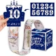 Turypaty Happy Birthday Money Gift Box with DIY 56 Piece Set, Blue Silver 