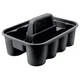 Rubbermaid Commercial Products Deluxe Carry Caddy for Take-Out 1 Pack, Black 