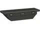 UWS SL-63-A-LP-MB Matte Black 63" Secure Lock Angled Tool Box Low Profile