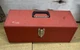 Kennedy Red Tool Box w/ Tray Style #KK-19&ndash;8103 18.5&rdquo; x 7&rdquo; x 7.5&rdquo;