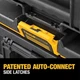 Dewalt DWST08400 Plastic 110 cu. in. 123 lbs. Tool Box 14.75Lx16.25Hx21.75W in.
