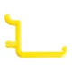 Functionaire 25-Fh4-2 Locking Pegboard Hooks, 2In.L, Plastc, Pk25